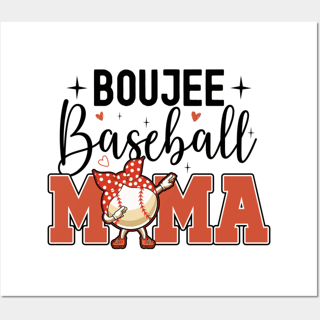 Boujee Baseball Mama Wall Art by MasutaroOracle